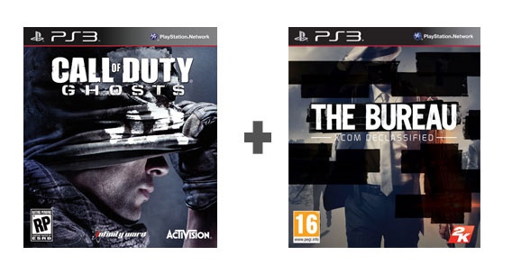 PS3 2 Juegos Completos Cod Ghosts + The Bureau (Oferta Especial) 