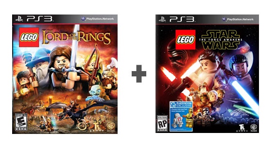 PS3 2 Juegos Completos Lego Star Wars + Lego Lord Of The Rings  (Oferta Especial) 