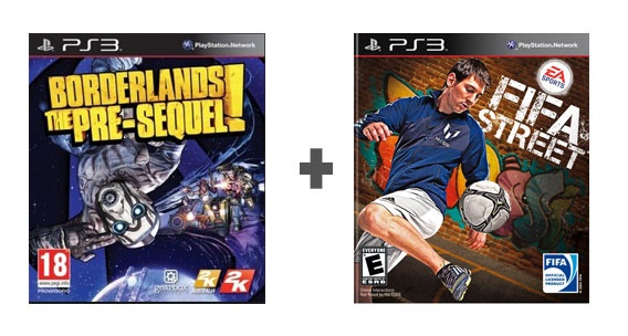 PS3 2 Juegos Completos FIFA Street + Borderlands Pre Sequel (Oferta Especial) 