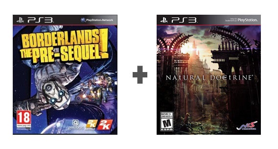 PS3 2 Juegos Completos Natural Doctrine + Borderlands Pre Sequel (Oferta Especial) 
