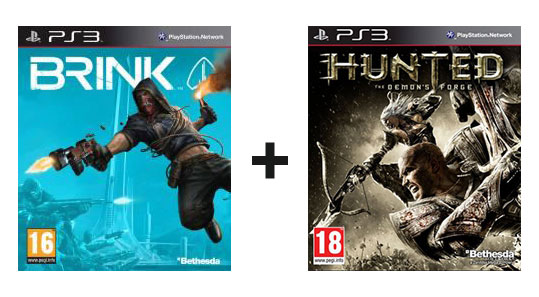 PS3 2 Juegos Completos Hunted The Demons  + Brink (Oferta Especial) 