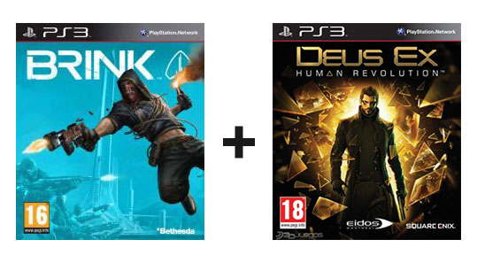 PS3 2 Juegos Completos Brink + Deus Ex (Oferta Especial) 