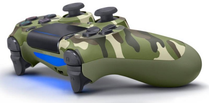 Control Inalambrico Dualshock 4 Camuflado Verde 