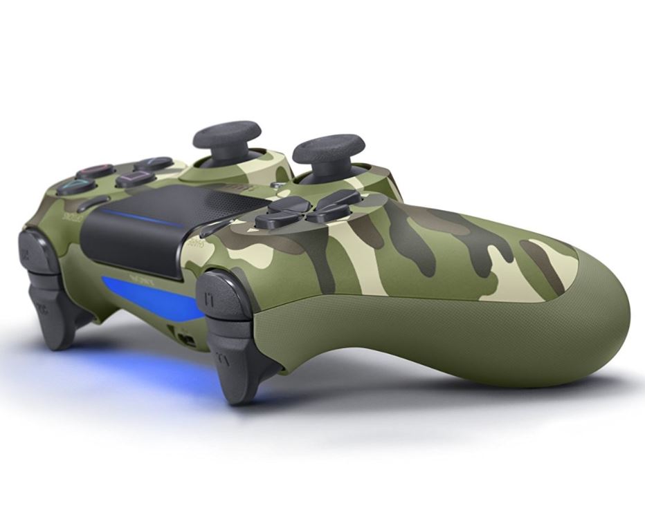 Control Inalambrico Dualshock 4 Camuflado Verde 