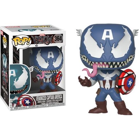 Figura Venom Venomized Captain America Funko Pop! 