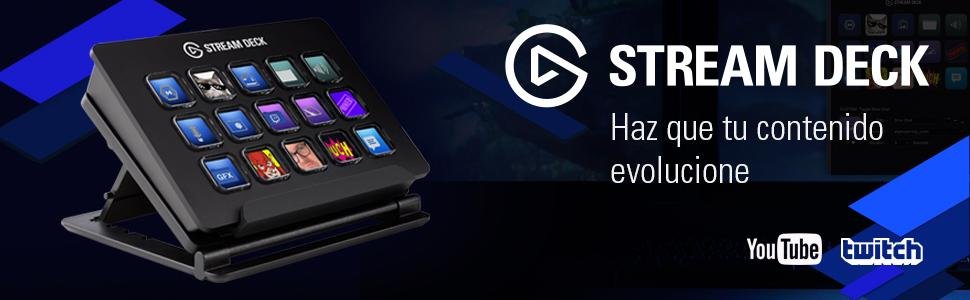 Elgato Stream Deck (Controlador 15 Teclas Lcd Personalizables) 