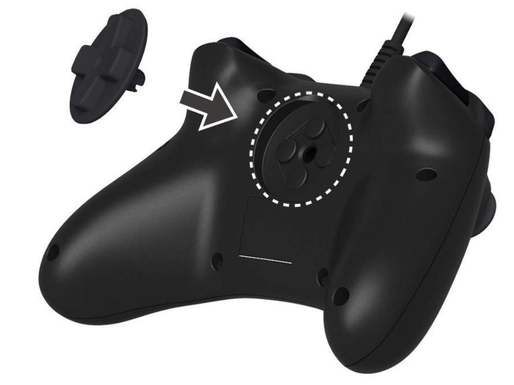 Control Nintendo Switch Negro Con Cable (Hori) 