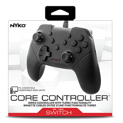 Control Nintendo Switch Negro Con Cable (Nyko) 