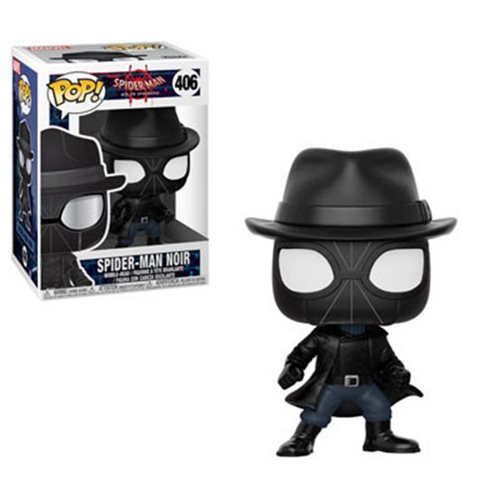 Figura Spider-Man Into Spider-Verse: Spiderman Noir Funko Pop! 