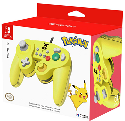 Control Nintendo Switch Pikachu Con Cable (Hori) 