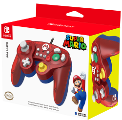 Control Nintendo Switch Super Mario Con Cable (Hori) 