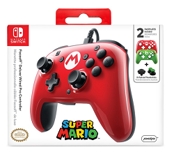 Control Nintendo Switch Super Mario Face Off Con Cable (Pdp) 