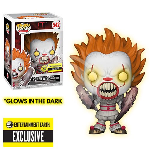Figura It Pennywise Clown Spider Legs Funko Pop! Edicion Exclusiva Brilla En la Oscurida 