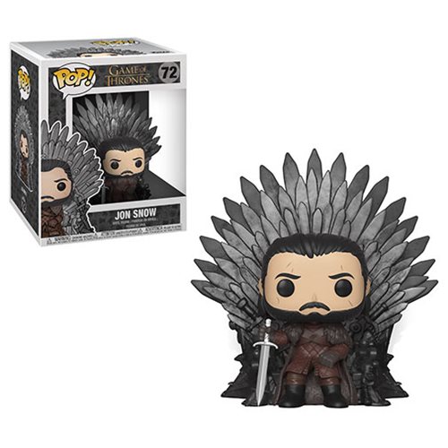 Figura Game Of Thrones Jon Snow On Iron Throne Deluxe Funko Pop! 