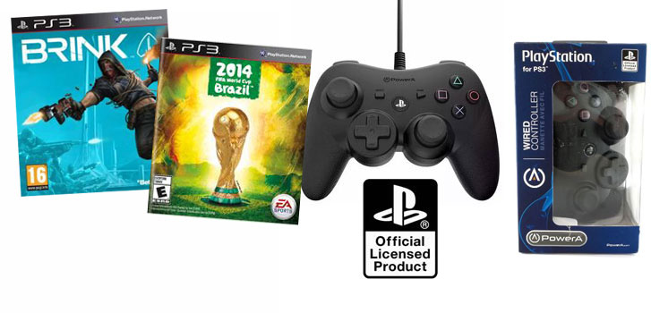 Control Con Licencia Sony + 2 Juegos 