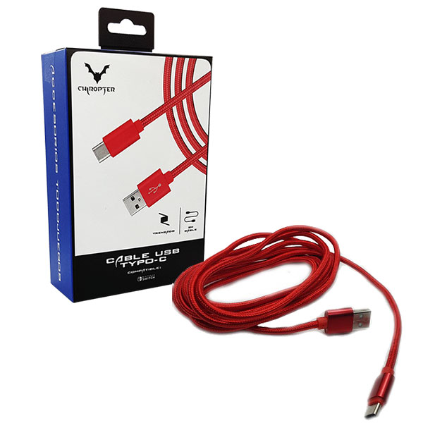 Cable Carga Consola USB (Tipo C) [Accesorio Switch]