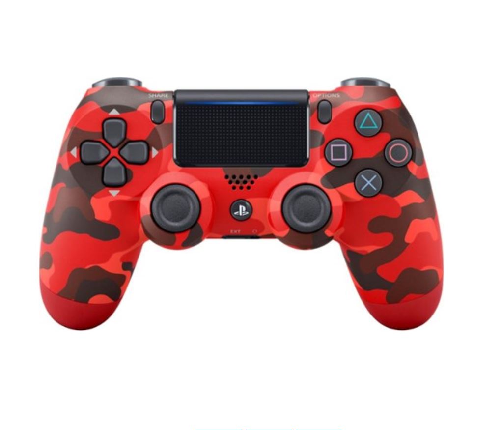 Control Inalambrico Dualshock 4 Camuflado Rojo 