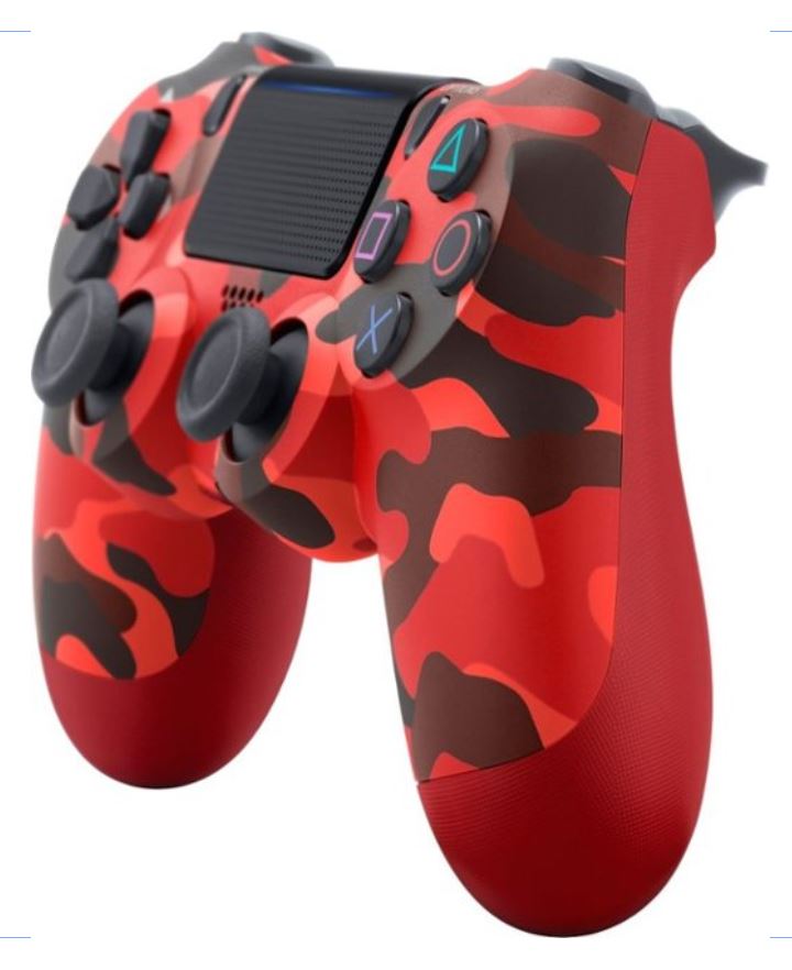 Control Inalambrico Dualshock 4 Camuflado Rojo 
