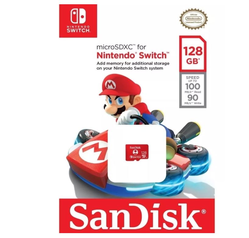 Micro Sd Sandisk 128gb Edicion Mario Kart 