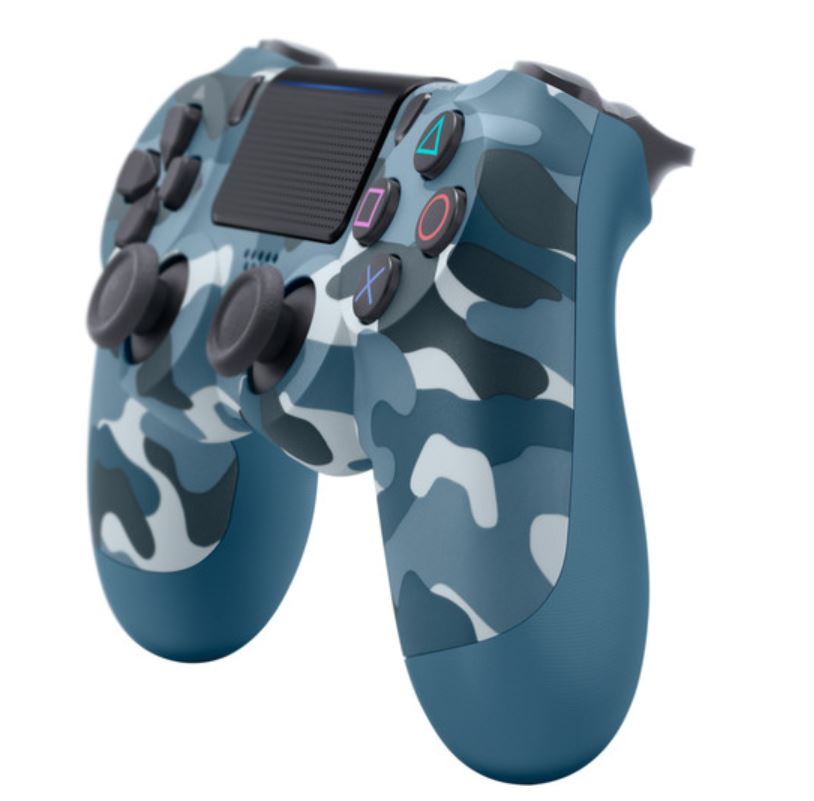 Control Inalambrico Dualshock 4 Camuflado Azul 