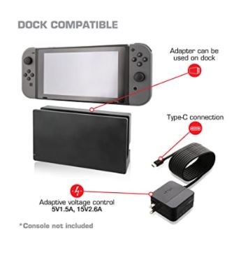 Cargador Nintendo Switch Compatible Dock (Nyko) 