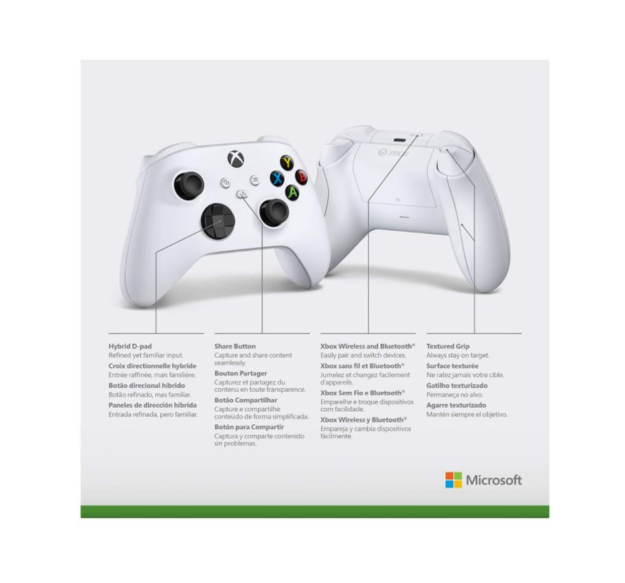 Control Inalambrico Robot White (Blanco) 