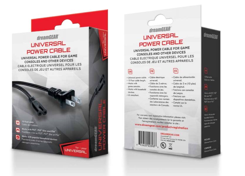 Cable Corriente Consola 