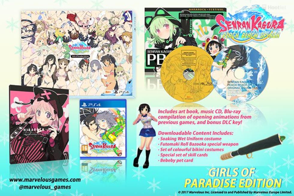 Senran Kagura Peach Beach Splash - No Shirt, No Shoes, All Service Edition - 