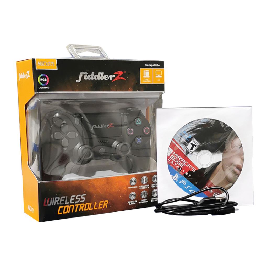 Control Inalambrico Color Negro + Juego Regalo 