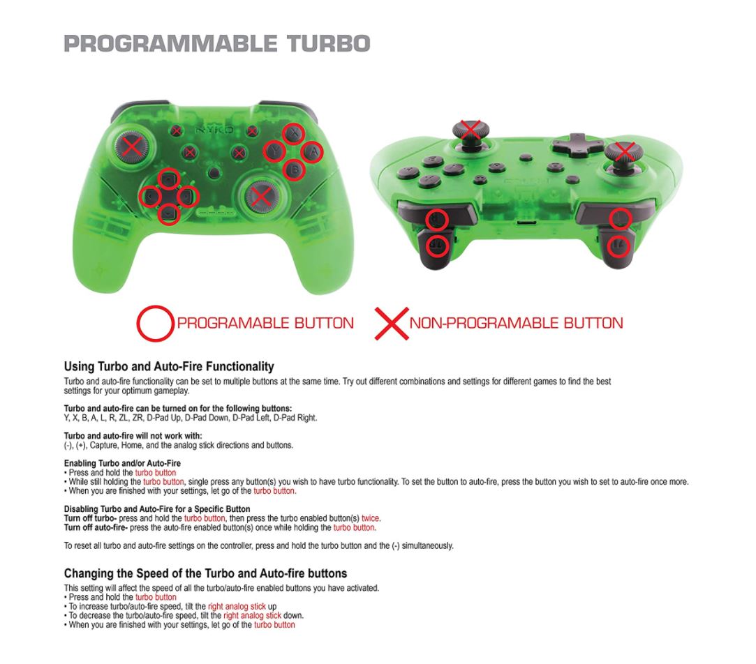 Control Nintendo Switch Verde Inalambrico (Nyko) 