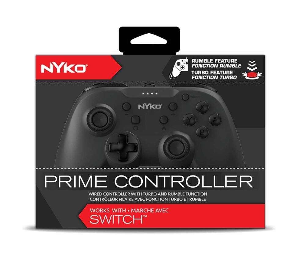 Control Nintendo Switch Con Cable Negro (Nyko)