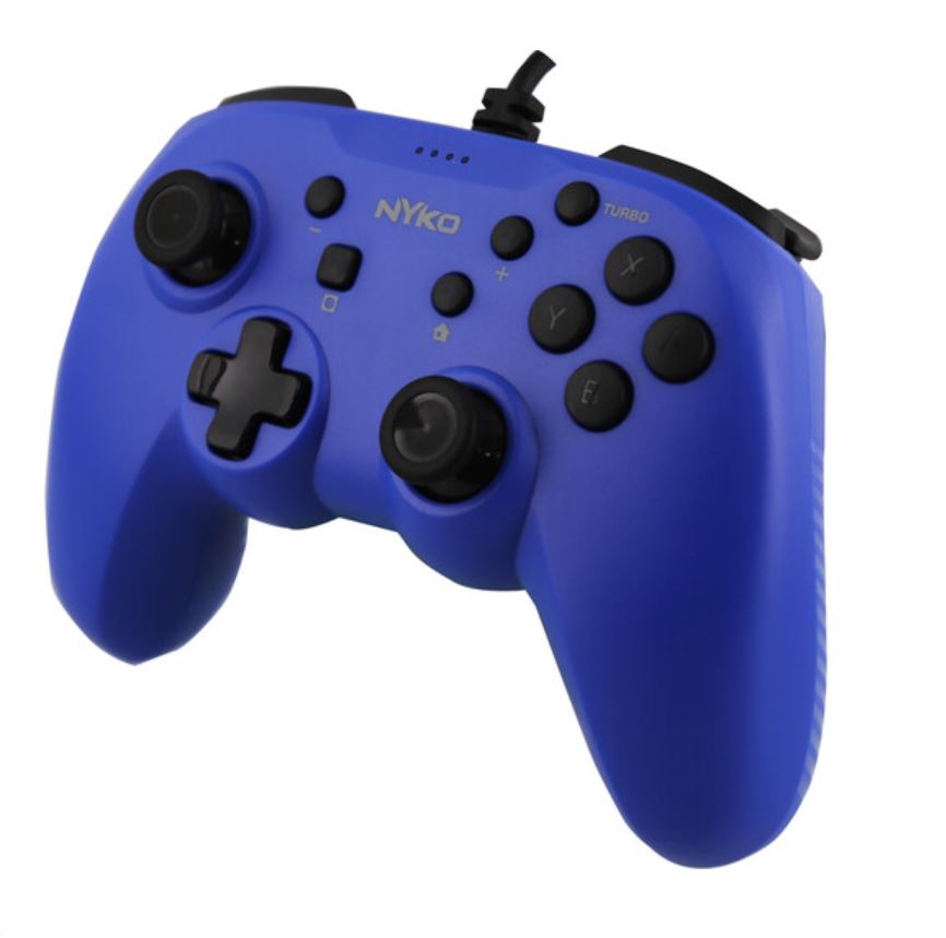 Control Nintendo Switch Con Cable Azul (Nyko) 