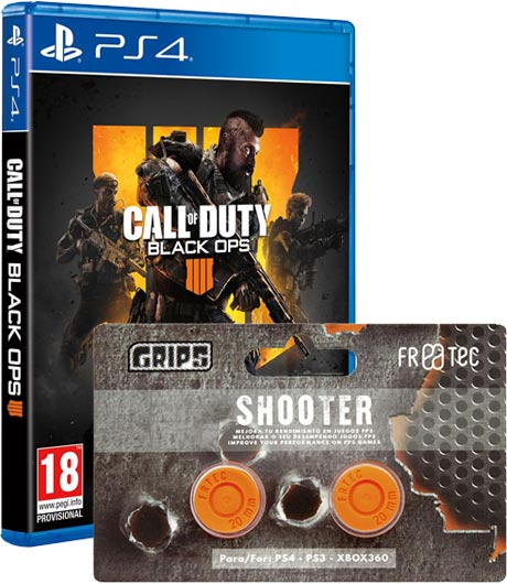 [Combo Juego + Accesorio] Call Of Duty Black Ops 4 + Grips Shooter 