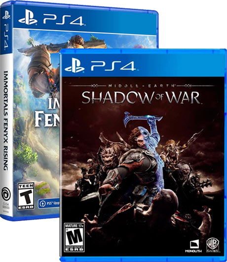 [Pack 2 Juegos] Middle-Earth: Shadow Of War + Immortals Fenyx Rising 