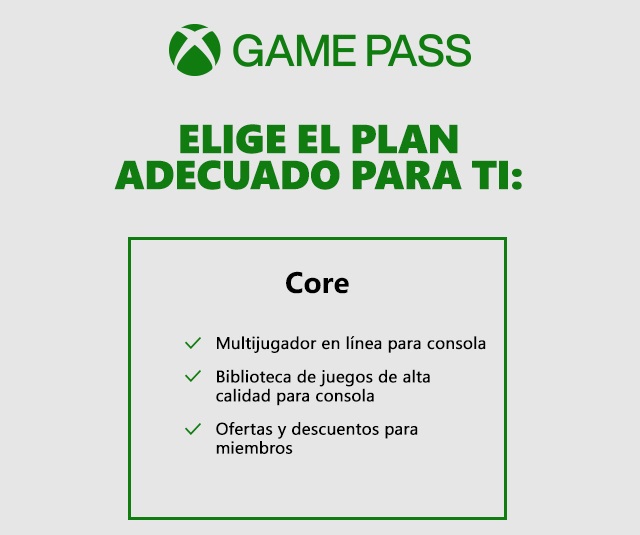 Xbox Game Pass Core 6 Meses (Digital) 