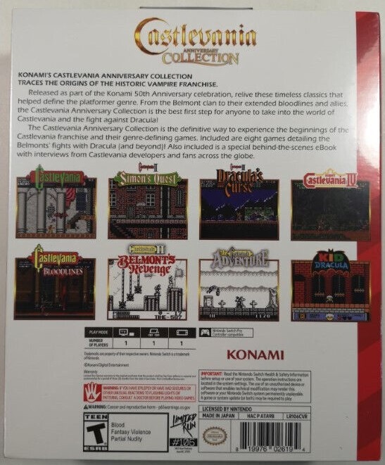 Castlevania Anniversary Collection -Bloodline Edition- 