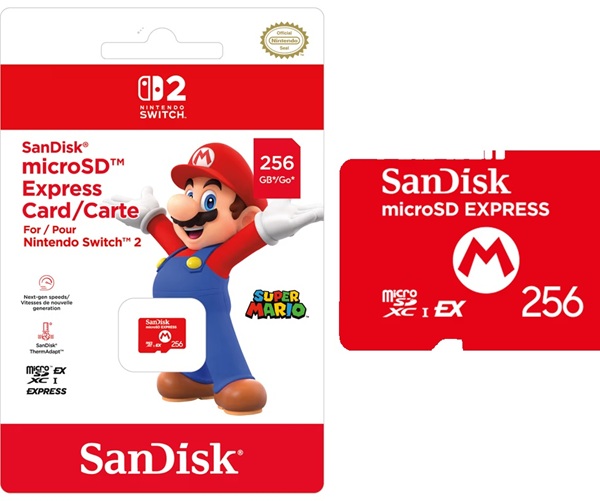 Micro SD Express Switch 2 Samsung 256gb 