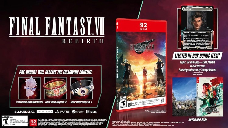 Final Fantasy VII Rebirth -Day One Edition- [Juego Switch 2]