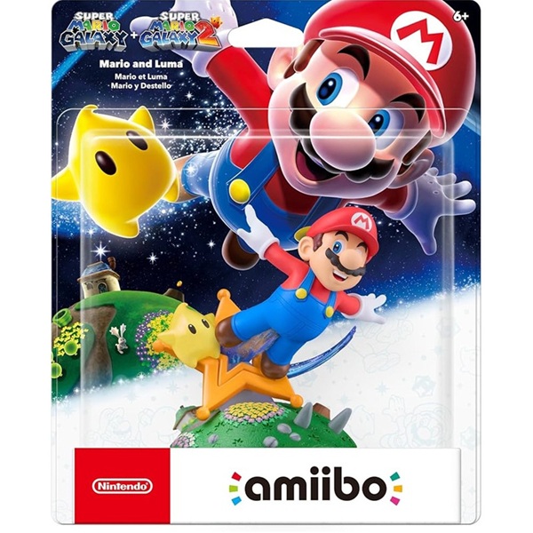 Amiibo Mario And Luma - Super Mario Galaxy 1-2