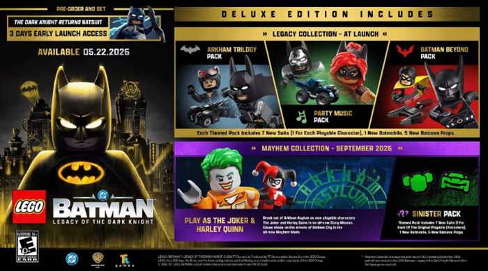 Lego Batman Legacy Of The Dark Knight Deluxe Edition [Juego PS5]