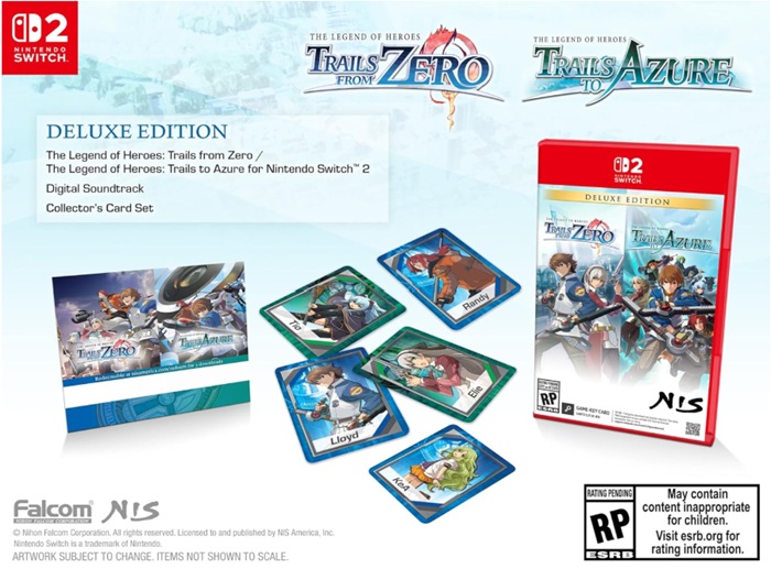 The Legend Of Heroes Trails From Zero & Trails To Azure: Deluxe Edition [Juego Switch 2]