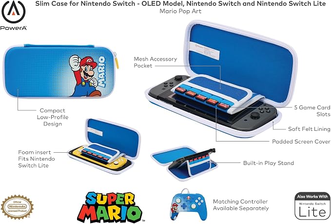 Bolso Nintendo Switch - Super Mario - Power A [Accesorio Switch]