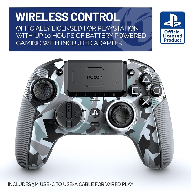 Control Nacon Revolution 5 Inalambrico Artic Camo [Accesorio PS5]