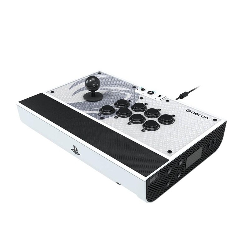 Control Nacon Daija Arcade Fighting Stick White [Accesorio PS5]