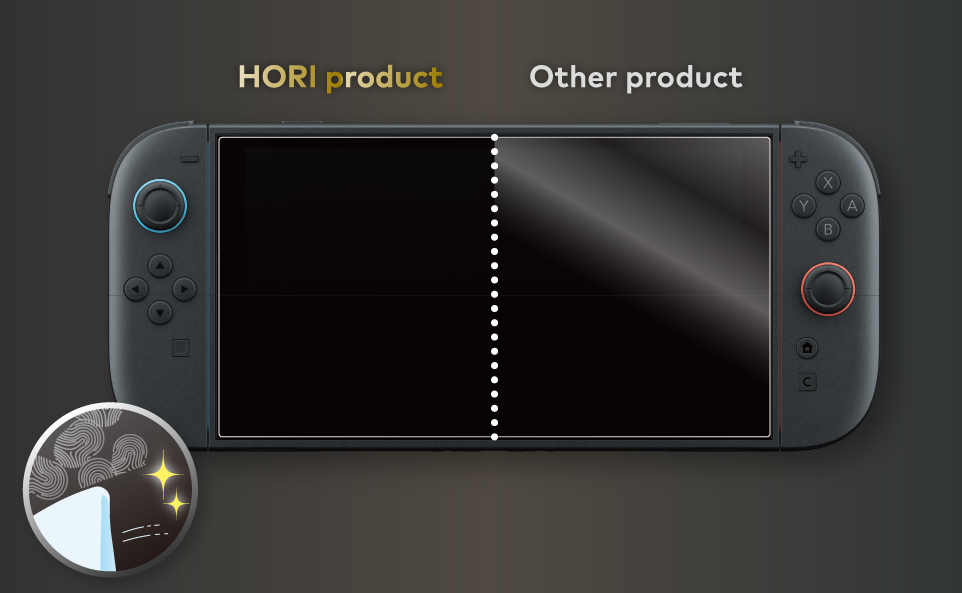 Protector de Pantalla Antirreflejos (Hori) [Accesorio Switch 2]
