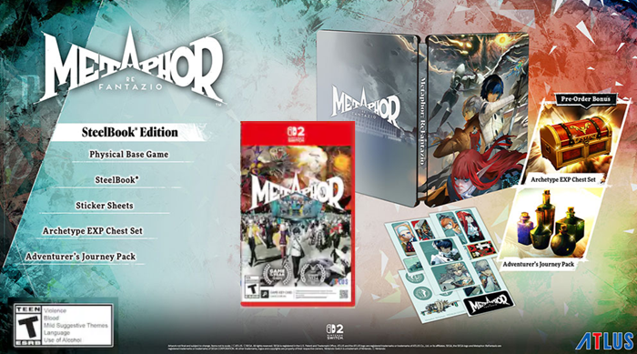 Metaphor: Refantazio Steelbook Edition [Juego Switch 2]