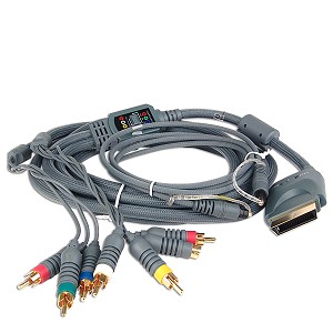 Cable Componente Con Entrada Audio Optico 