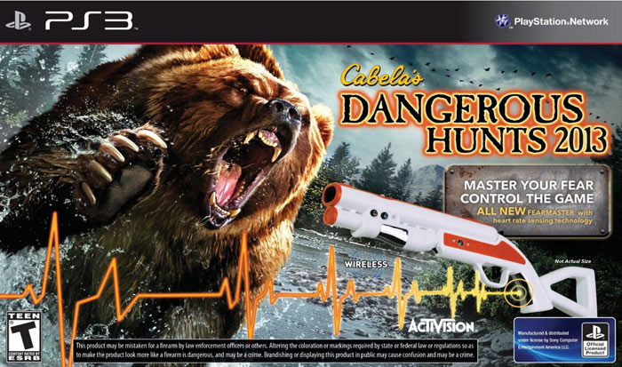 Cabelas Dangerous Hunts 2013 Con Rifle 