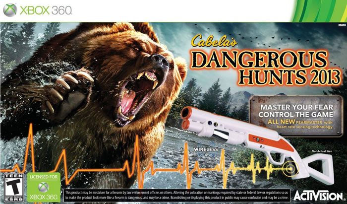 Cabelas Dangerous Hunts 2013 Con Rifle 