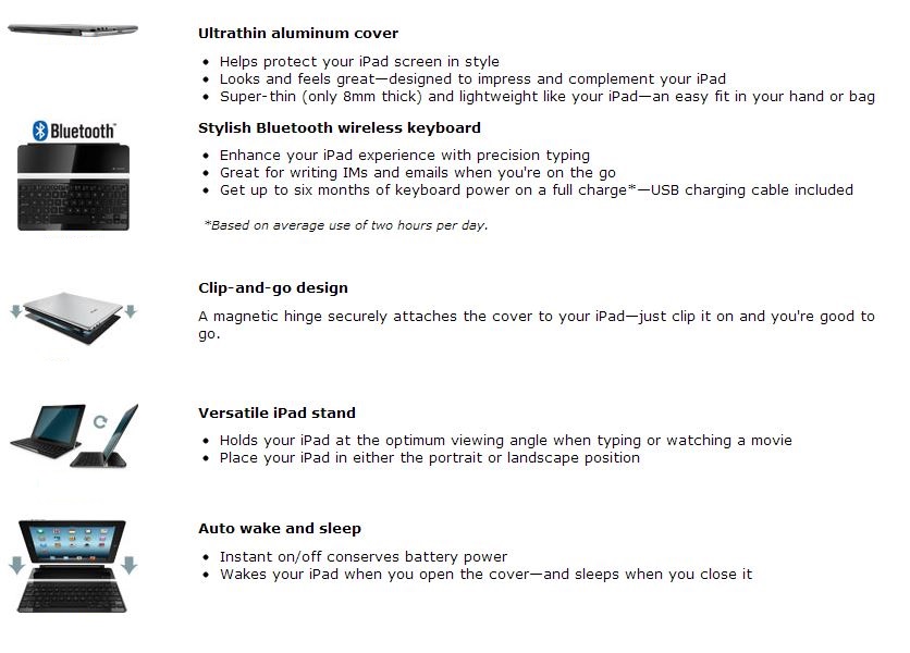 Teclado Bluetooth Ultrathin Para Ipad (Logitech) 